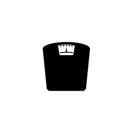 Bathroom Scales vector icon. Simple flat symbol on white backgroundの写真素材