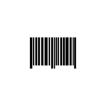 Barcode, Bar Code. Flat Vector Icon illustration. Simple black symbol on white background. Barcode, Bar Code sign design template for web and mobile UI elementのイラスト素材