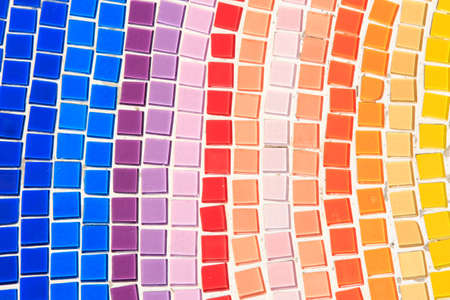 The colorful of tilesの写真素材