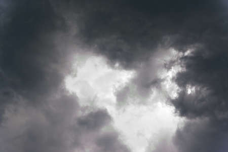 Dark rain cloud background before rain falling.