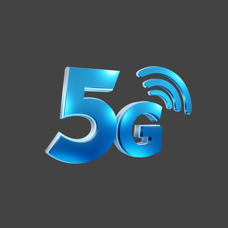 5G internet connection icon. 5G technology symbol. Vector illustrationの写真素材