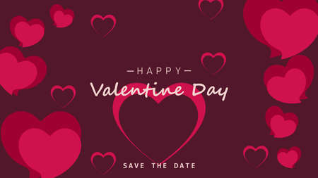 Valentine's day background design. Postcard background, greeting cards, pamphlets, book covers. Eps10 vectorのイラスト素材