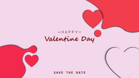 Valentine's day background design. Postcard background, greeting cards, pamphlets, book covers. Eps10 vectorのイラスト素材