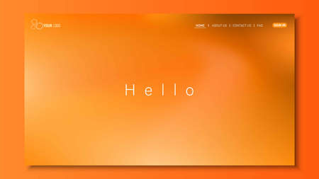 Minimalist landing page background. Website UI design background.のイラスト素材