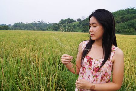 asia cute womenの写真素材