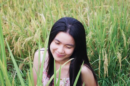 asia cute womenの写真素材