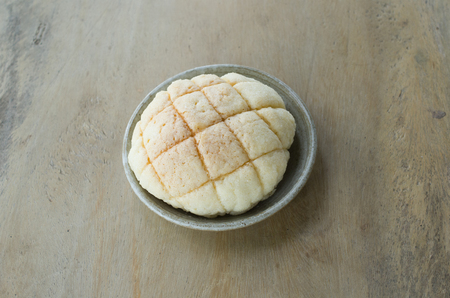 Japanese food, fresh baked melonpan
