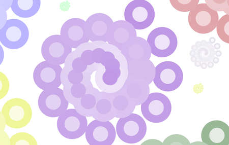Artistic rounded abstract background for design your web poster, banner, background, template, etc.のイラスト素材