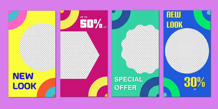 Set of Super sale banner. Sale and discounts. Vector illustrationのイラスト素材