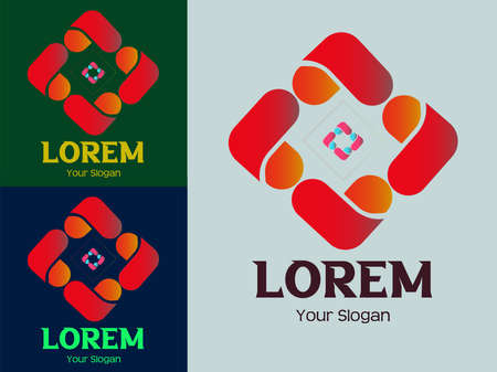 Modern for company symbol, corporate, social media icon, available as a vector file.のイラスト素材