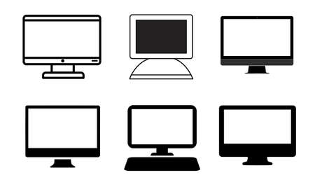 Set of computer icons for design project such as Design, Symbol, Design Element. Etc.のイラスト素材