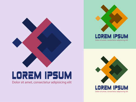 Creative, Modern, Abstract  design, Icon and Symbol,  design vectorのイラスト素材