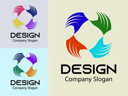 Simple and modern vector logo design templateのイラスト素材