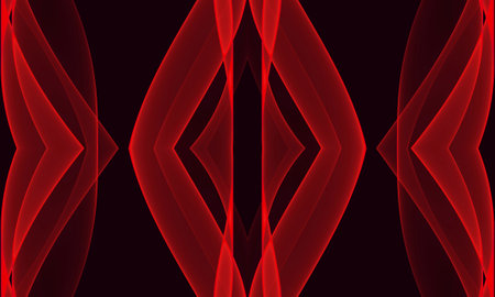 Elegant red background isolated on black, abstract shape background design concept