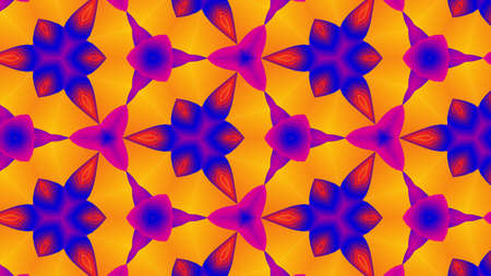 Beautiful and modern symmetrical abstract shapes pattern with realistic 3-dimensional fold effect...