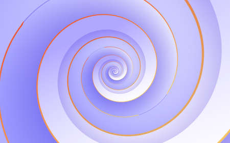 Beautiful and luxury blue and white radial circle with orange stripes background design