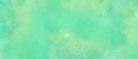 Beautiful green watercolor background with distressed texture isolated on white canvas, abstract...