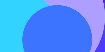 Minimal design with circle shapes and colorful bright background design. Usable for background or wallpaperの写真素材