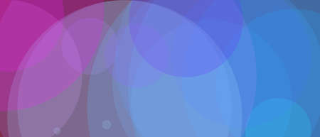 Abstract and colorful background with circle shapes on gradient designの写真素材