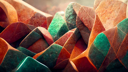 Abstract and beautiful 3D stone background. 3D rendering