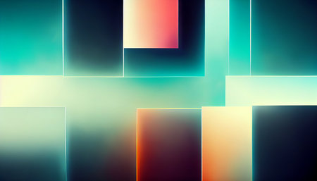Abstract and colorful shiny squares background designの写真素材