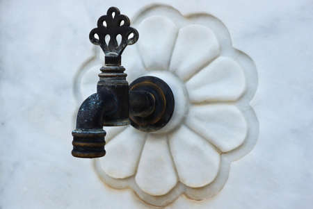 Water Faucet In The Garden