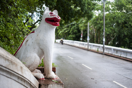 Cat statueの写真素材