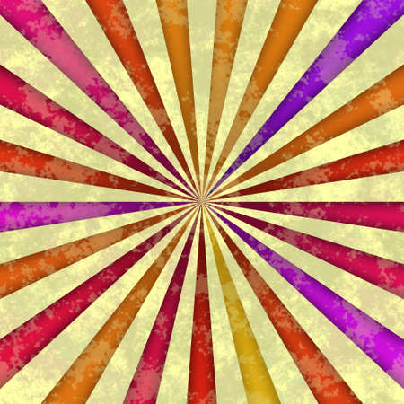 regular sunny full color radial pattern texture background - grunge raysの写真素材