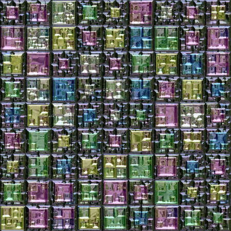 pastel glass square mosaic seamless pattern texture background