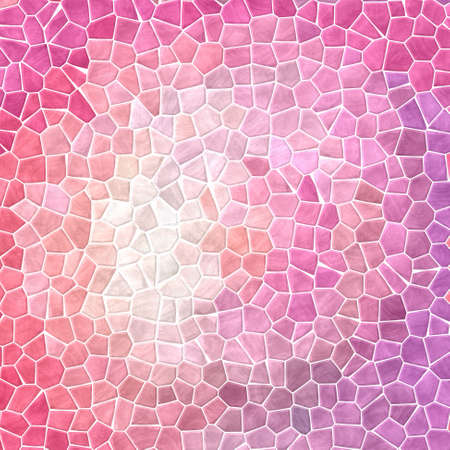 pastel pink and purple mosaic pattern texture background with white groutの写真素材