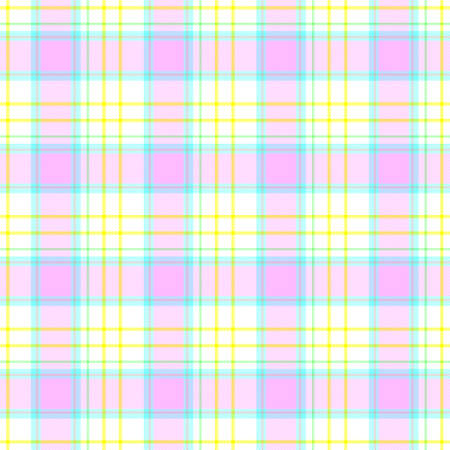 Check diamond tartan plaid scotch fabric seamless pattern texture background - light cute pastel...