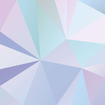 vector abstract irregular polygonal square background - triangle low poly pattern - cool light blue, pink, purple and violet colorのイラスト素材