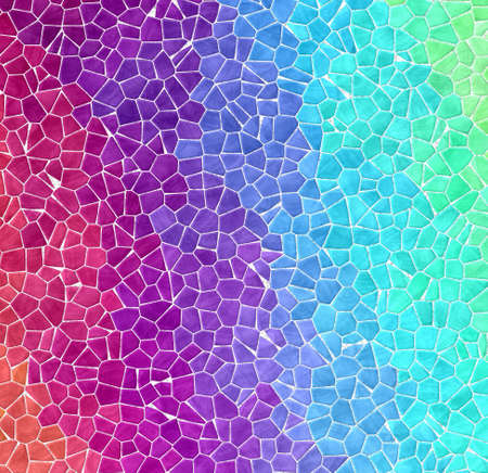 abstract nature marble plastic stony mosaic tiles texture background with white grout - neon full...