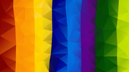 vector abstract irregular polygon background - triangle low poly pattern - full spectrum multi color...