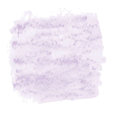 vector hand painted abstract watercolor painting - cute purple violet colored stain isolated on white backgroundのイラスト素材