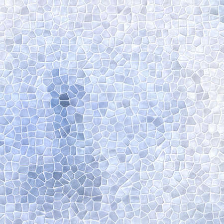 abstract nature marble plastic stony mosaic tiles texture background with white grout - light snow...