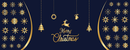 Merry Christmas background design. Abstract art wallpaper, headers, posters, cards, website, Vector Illustration.のイラスト素材