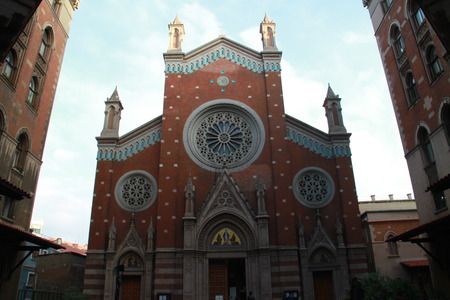 Catholic church of St. Anthony of Padua in Istanbul, Turekyの写真素材