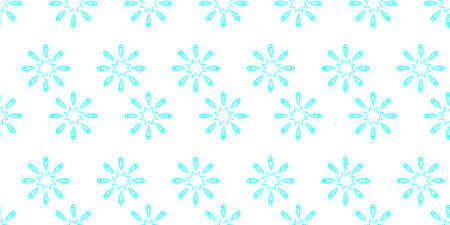 Seamless pattern with blue flowers on white background,tileable for wallpaper, card or fabric design