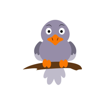 Illustration of color bird animal. Vector illustration of animal.のイラスト素材