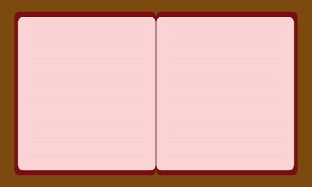 Red book shaped background. Background for presentation needs.のイラスト素材