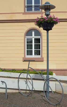 A bicycle made of metal, artの写真素材