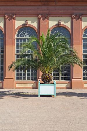 Orangerie and Orangerie garden in Darmstadt Hesse, Germanyのeditorial素材