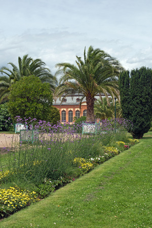 Orangerie and Orangerie garden in Darmstadt (Hesse, Germany)のeditorial素材