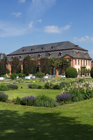Orangerie garden in Darmstadt (Hesse, Germany)の写真素材