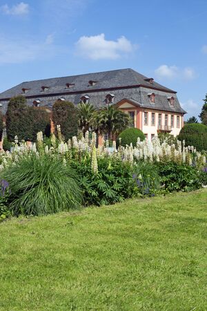 Orangerie garden in Darmstadt (Hesse, Germany)の写真素材
