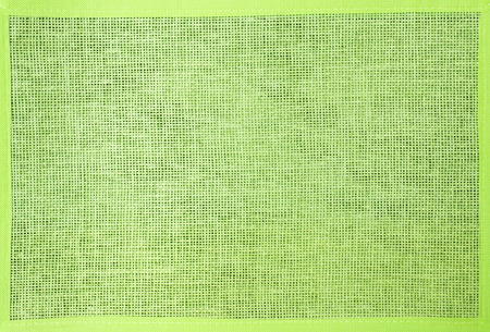Green place mat, close upの写真素材
