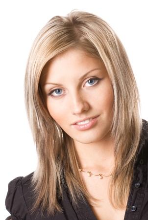 Young blonde womanの写真素材