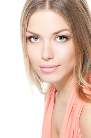 Face of a beautiful womanの写真素材