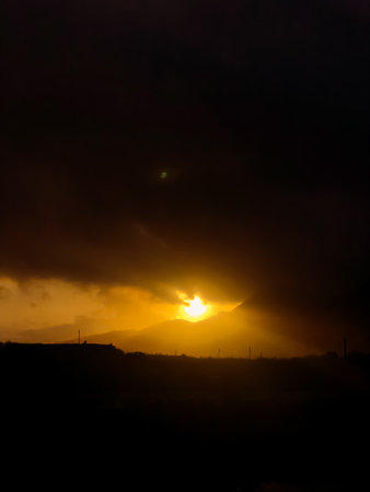 Enchanted misty moonlight over a majestic scene, creating a serene and magical atmosphere that...
